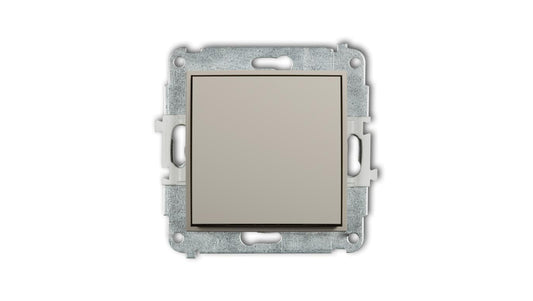 MINI Mechanizm łącznika schodowego (jeden klawisz bez piktogramu) taupe 60MWP-3.1