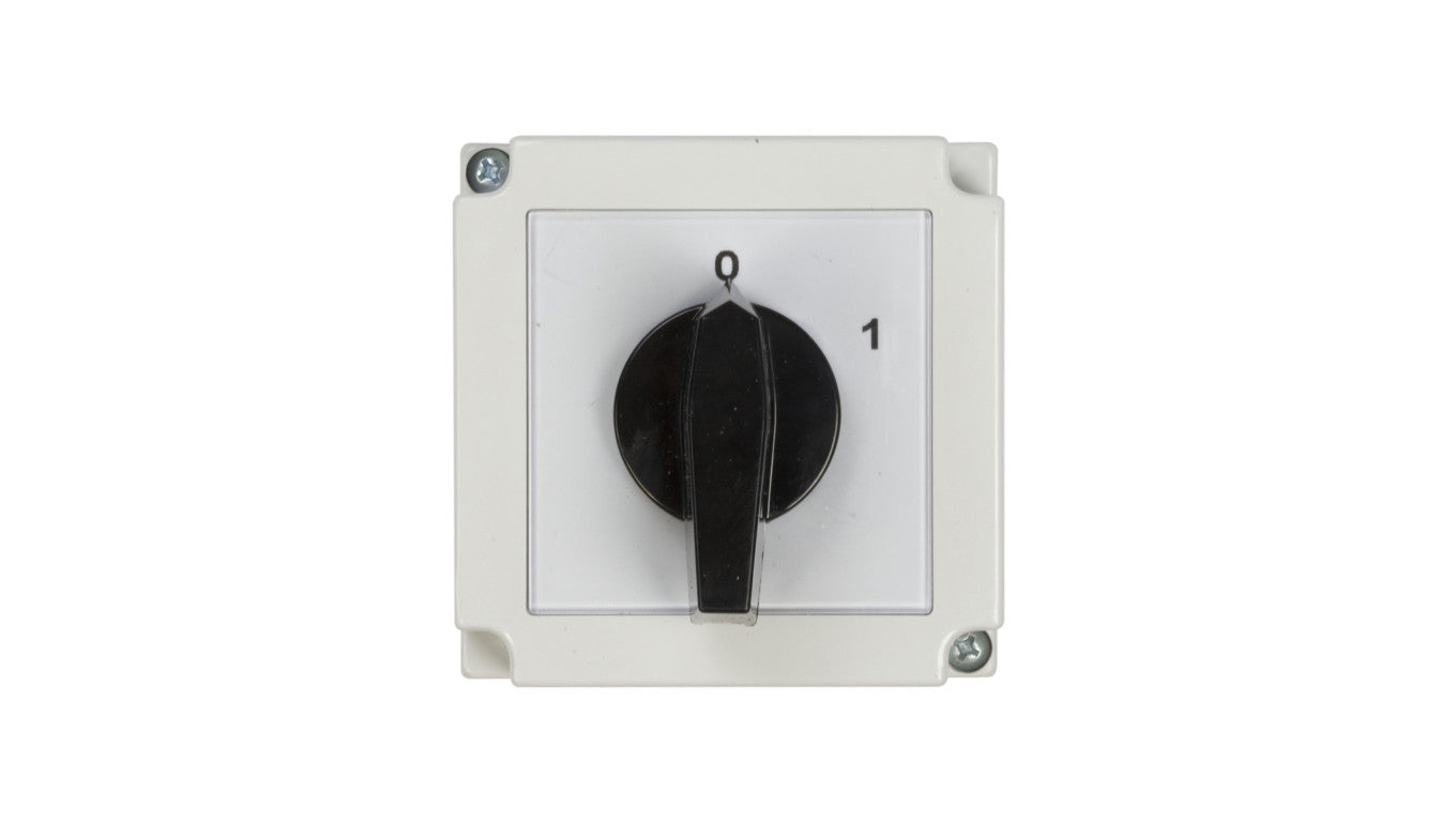 Łącznik krzywkowy 0-1 1P 25A w obudowie 4G25-90-PK R114 63-840392-031