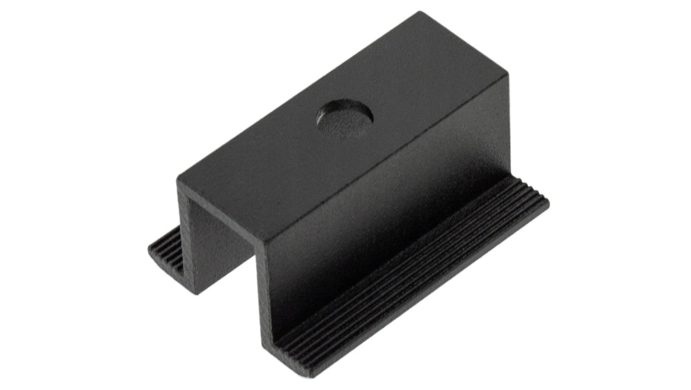 Klamra montażowa PV środkowa 50mm szerokość 19,2mm czarna