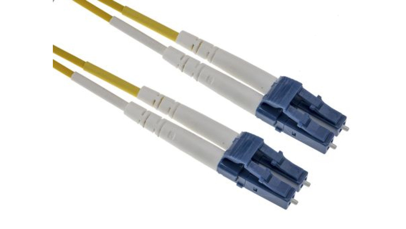 Kabel światłowodowy, OS1 Jednomodowy, Żółty, LC / LC