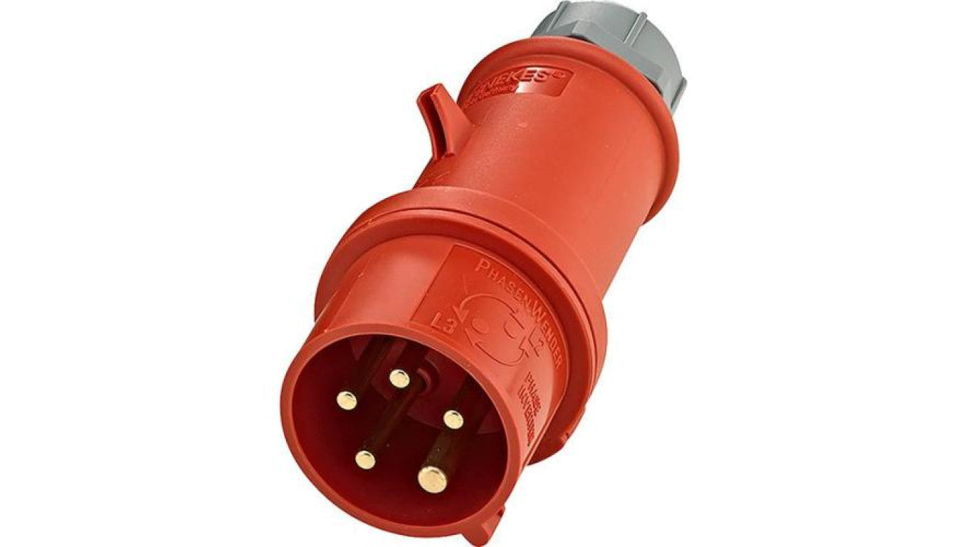 Wtyczka CEE ze zwrotnicą faz 16 A IP44 5-biegunowa 6 h 400 V Althoff Kabeltechnik