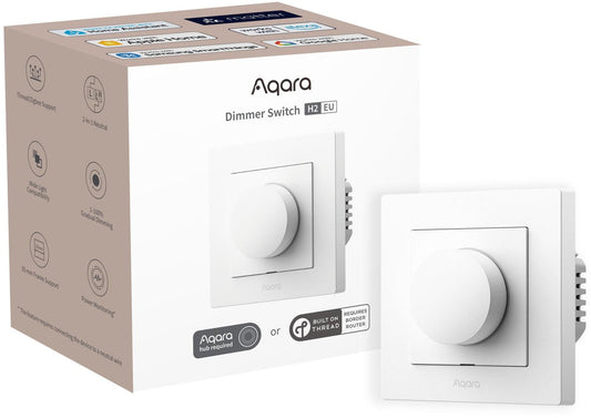 Aqara Dimmer Switch H2 EU Biały Ściemniacz światła z pokrętłem KD-R01D