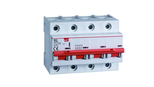Wyłącznik nadprądowy 4P C 63A 10kA AC BKH 06110361R0
