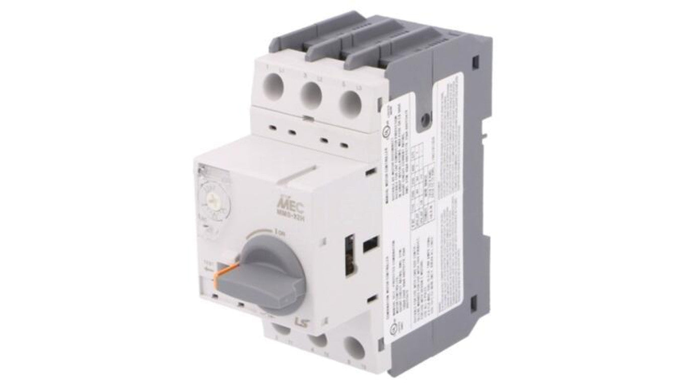 Wyłącznik silnikowy, 1,5kW, 220÷690VAC, na szynę DIN, Szczeloność: IP20 MMS-32H 4A