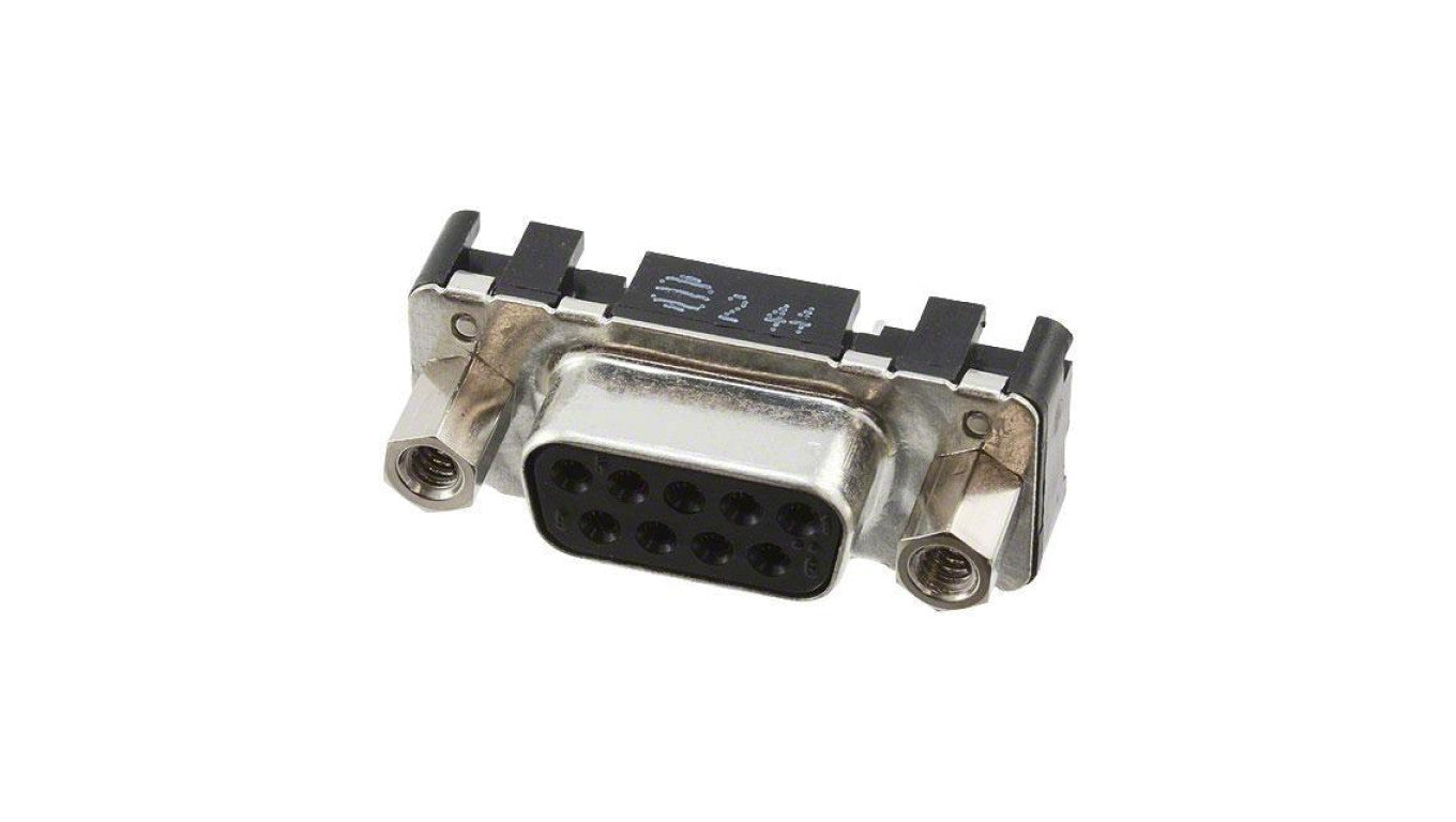 D-Sub PIN: 9 gniazdo żeńskie proste THT UNC 4-40 09661516513