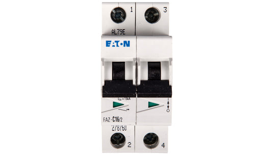 Wyłącznik nadprądowy 2P C 16A 15kA AC FAZ C16/2 278760