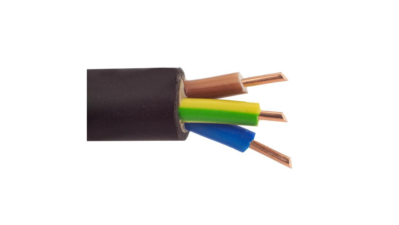 Kabel prądowy YKY 0,6/1kV 3x2,5 drut do ziemi Elektrokabel 30m