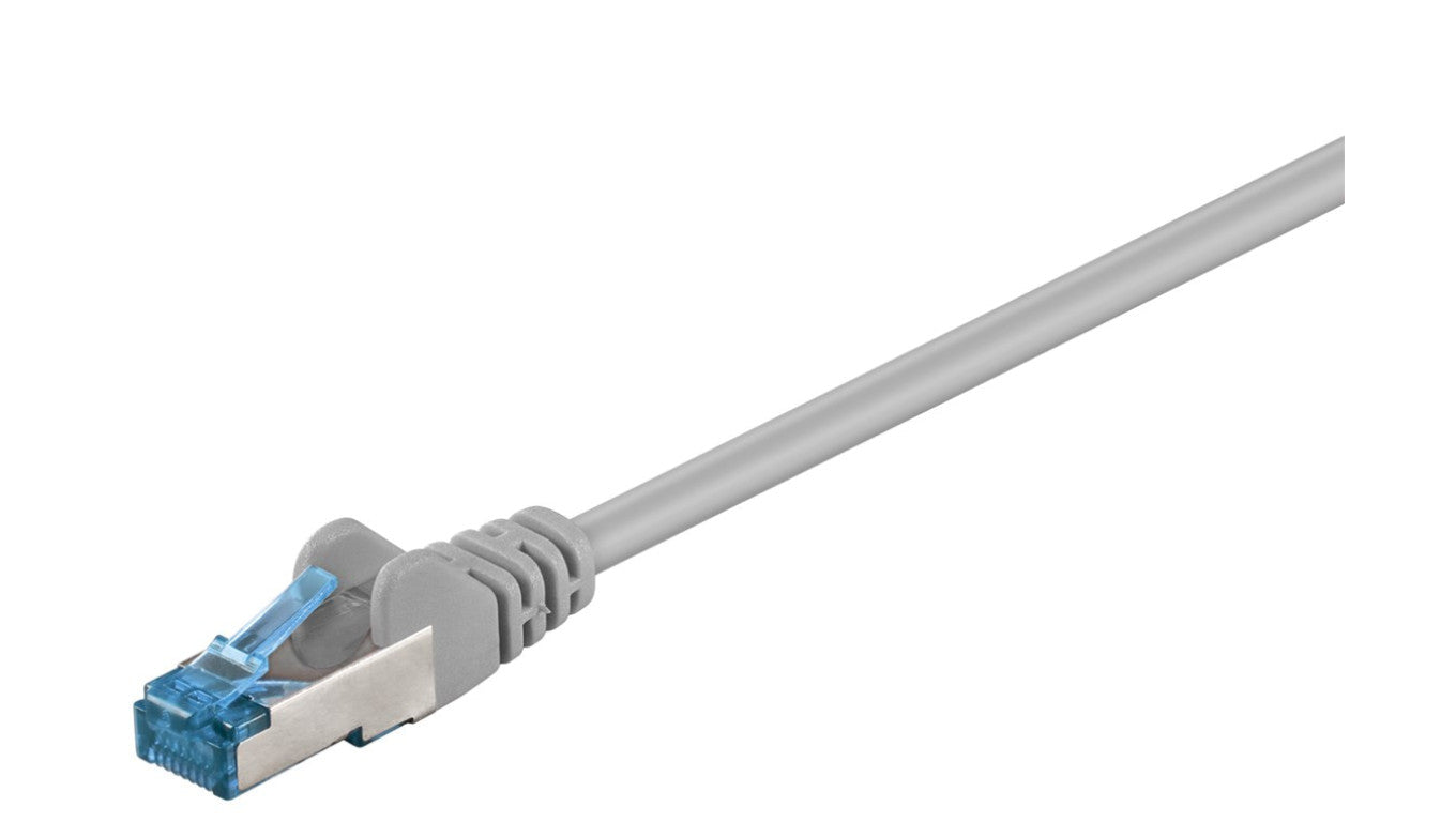 CAT 6AKabel łączący, S/FTP (PiMF), Szary - Długość kabla 0.25 m