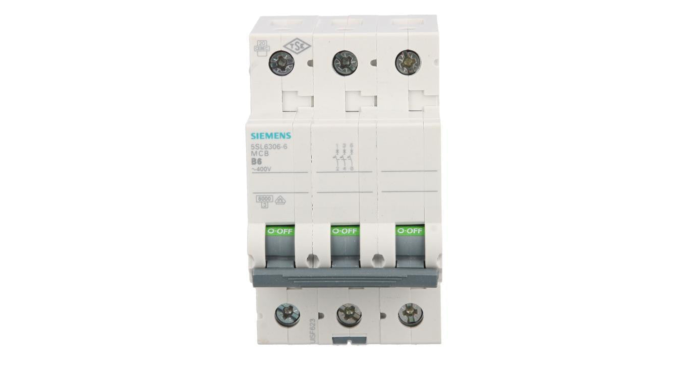 Wyłącznik nadprądowy 3P B 6A 6kA AC SENTRON 5SL6306-6