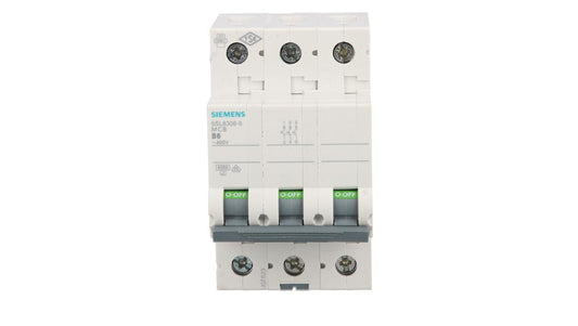 Wyłącznik nadprądowy 3P B 6A 6kA AC SENTRON 5SL6306-6