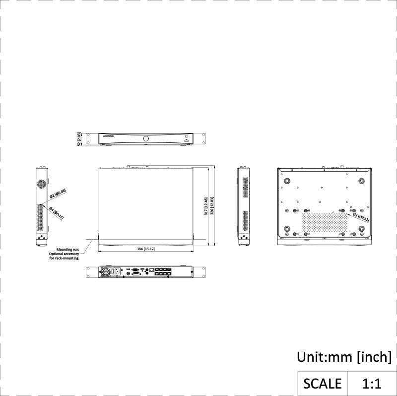 REJESTRATOR IP HIKVISION DS-7608NXI-I2/8P/S(STD)(E) PL