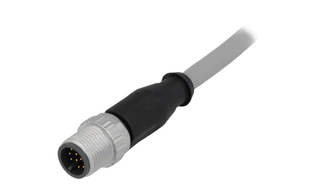 Złącze M12 męskie proste 0,5m 12-PIN 21348400C79005