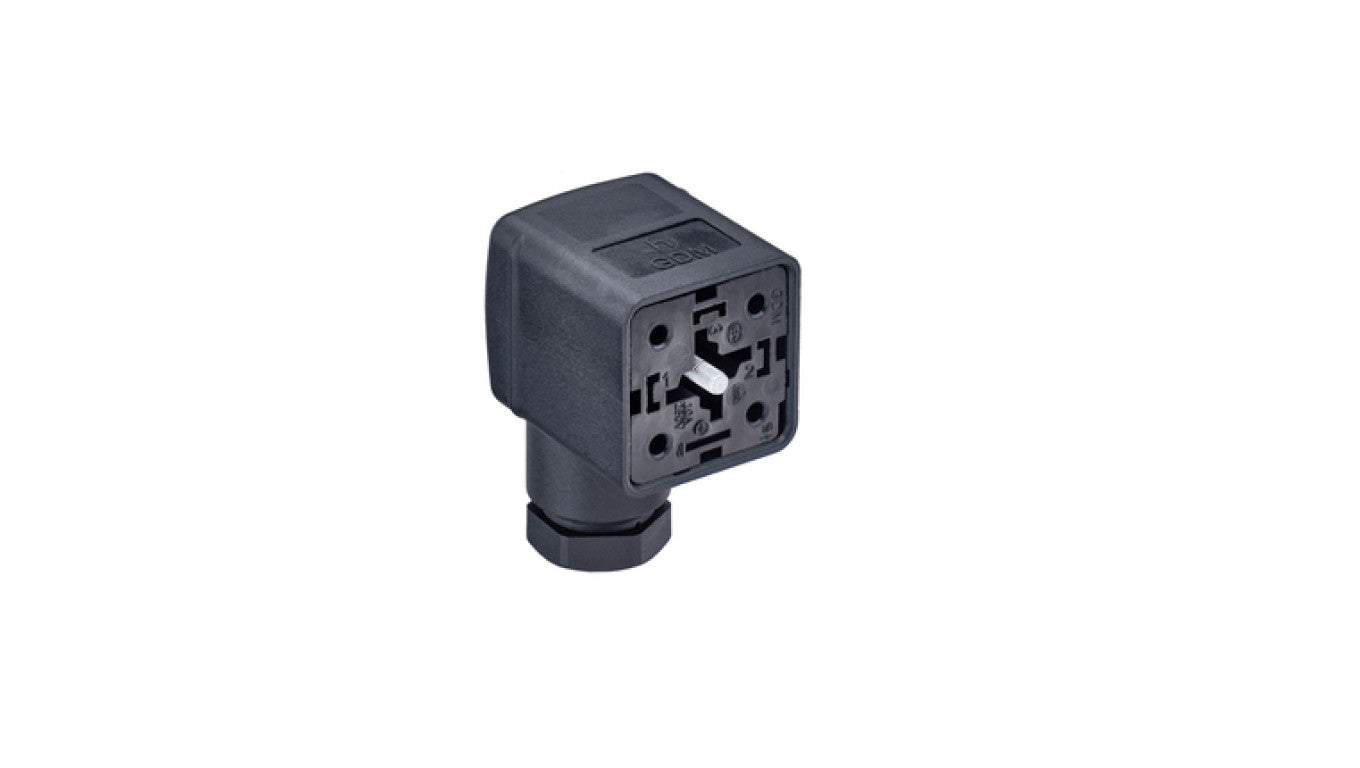 Złącze zaworowe przyłączeniowe do gniazda kabla typ A 3-PINowe 220 V GDM2109-A0U-10F