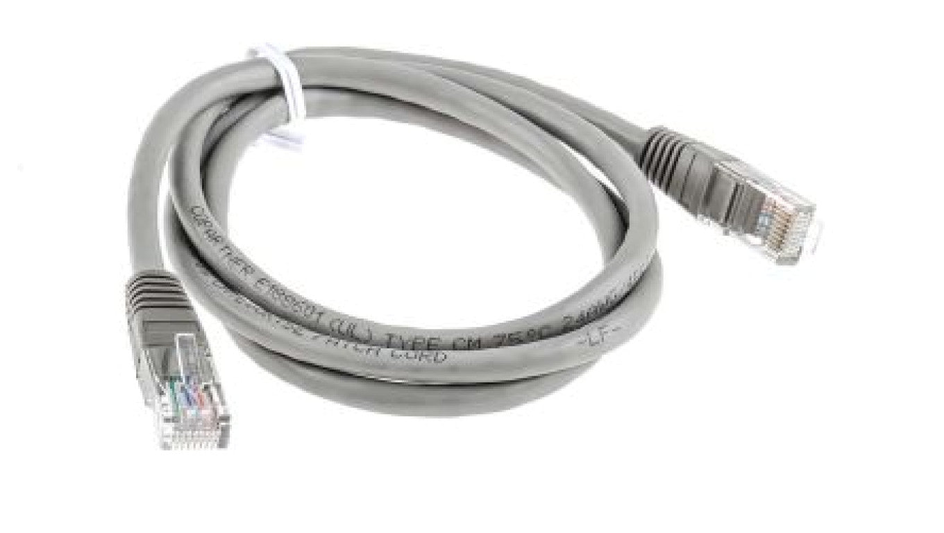 Kabel kat. 5e U/UTP Szary 1m