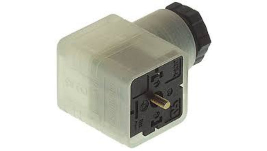 Złącze zaworowe serii GDM żeński 3-PINowe (2+PE) zacisk śrubowy PG11 dioda LED 24 VAC/DC 8 A GDML 2011 LED 24 VR YE schwarz
