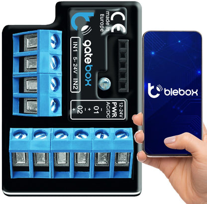 Sterownik Blebox GateBox WiFi do bram i drzwi