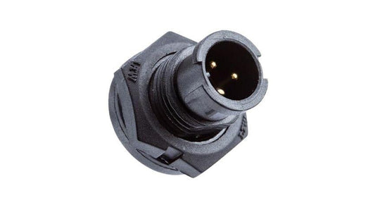 Złącze okrągłe, męskie, PIN: 4, wtyk, proste, 250 V, 2 A AU-04PMMP-LC7001