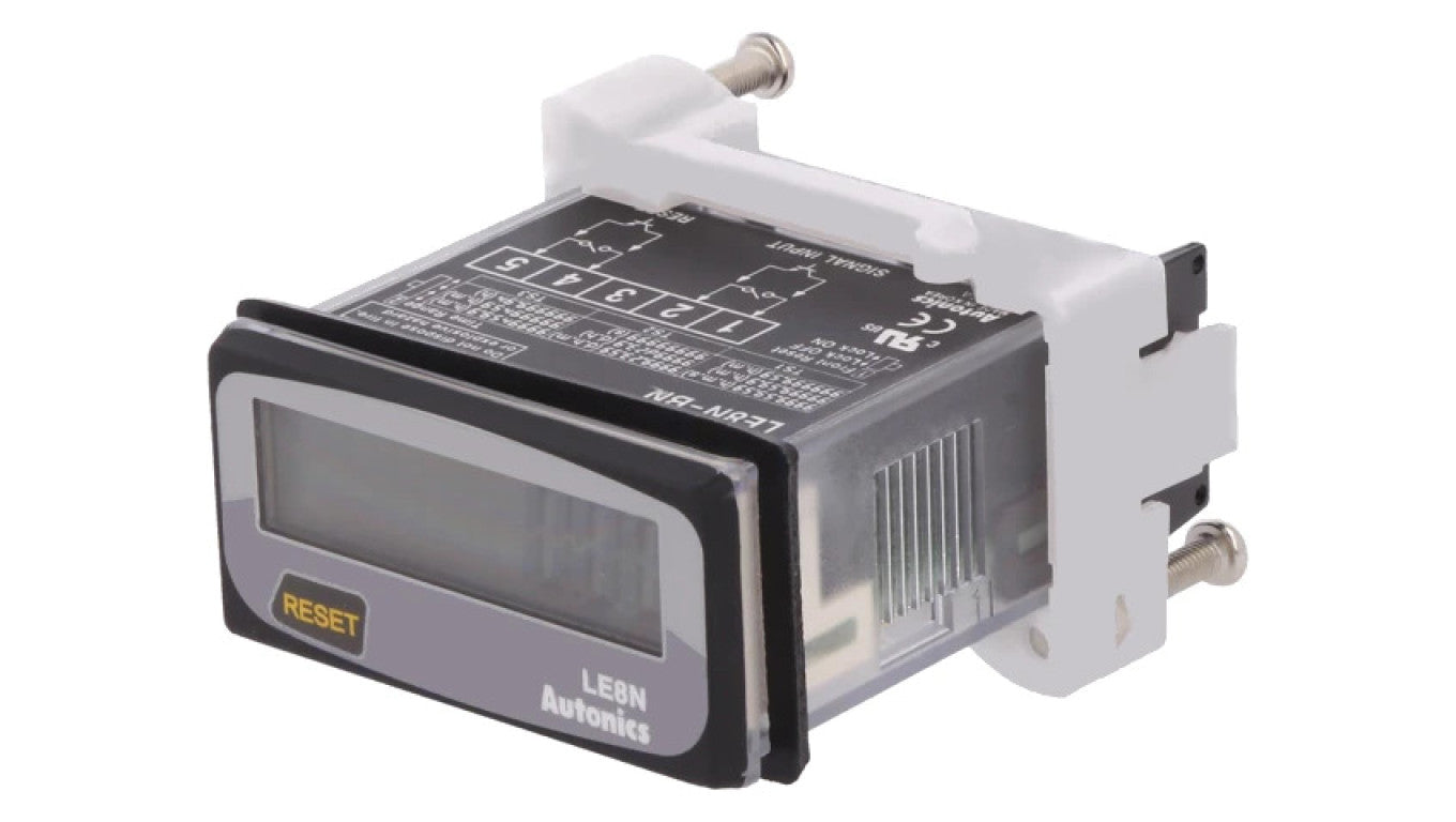 LE8N-BN Licznik elektroniczny z wyświetlaczem LCD, 0...999999.9, IP20