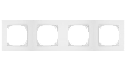 SANTRA ramka poczwórna biały 4174-00