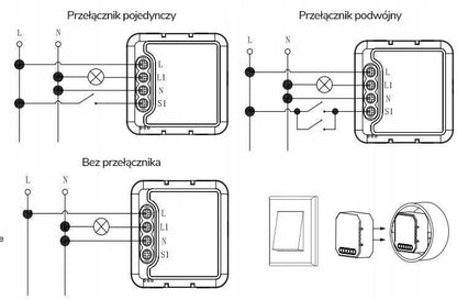 Moduł OXT mini ściemniacz 1 obwód ZigBee TUYA T265