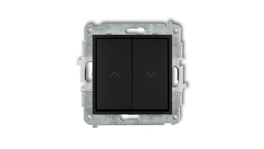 ICON Mechanizm łącznika żaluzjowego z podtrzymaniem czarny mat 12IWP-88