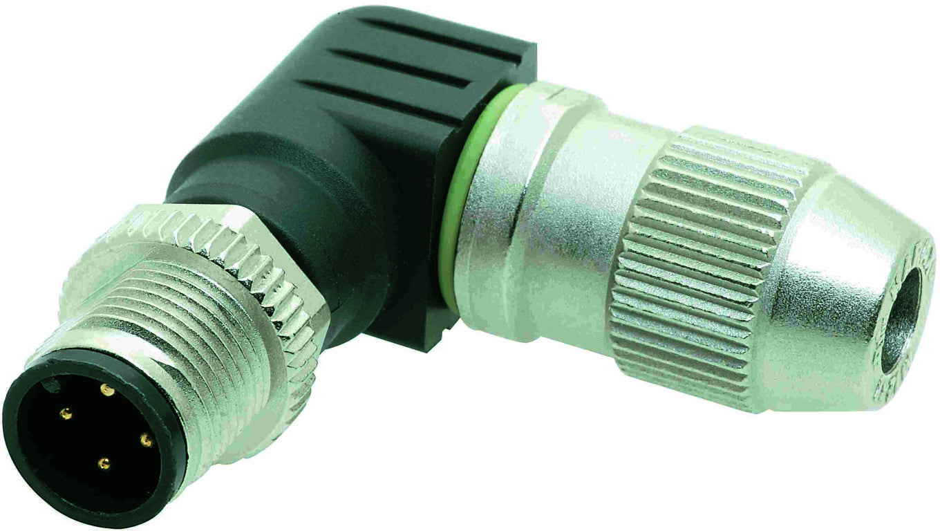 Złącze M12 męskie kątowe 4-PIN 32V 21011405081