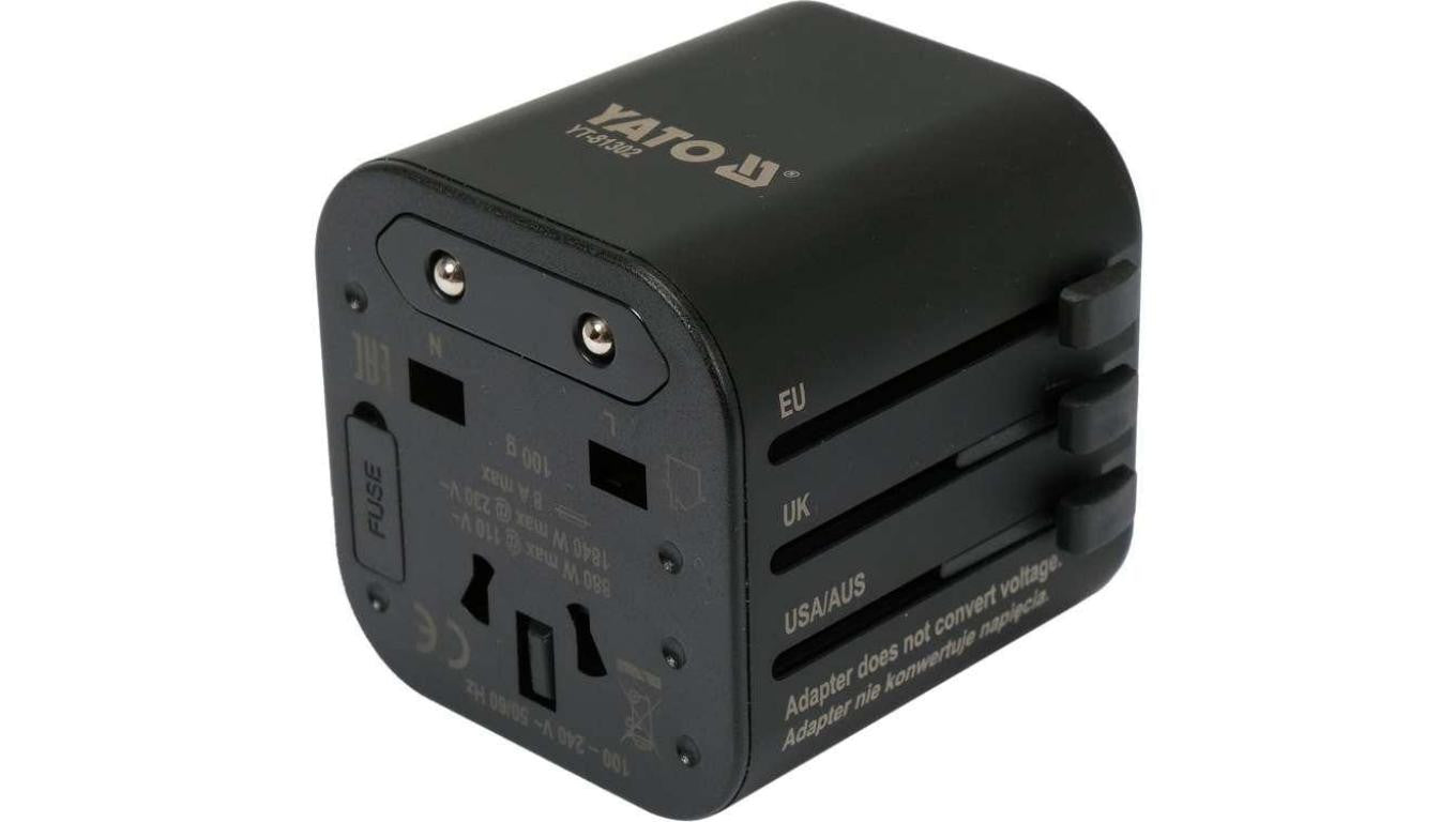 ADAPTER PODRÓŻNY UNIWERSALNY YT-81302