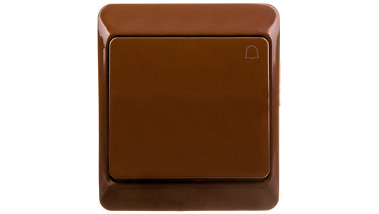 Hermes łącznik przycisk hermetyczny dzwonek 10A IP44 brązowy 0337-06