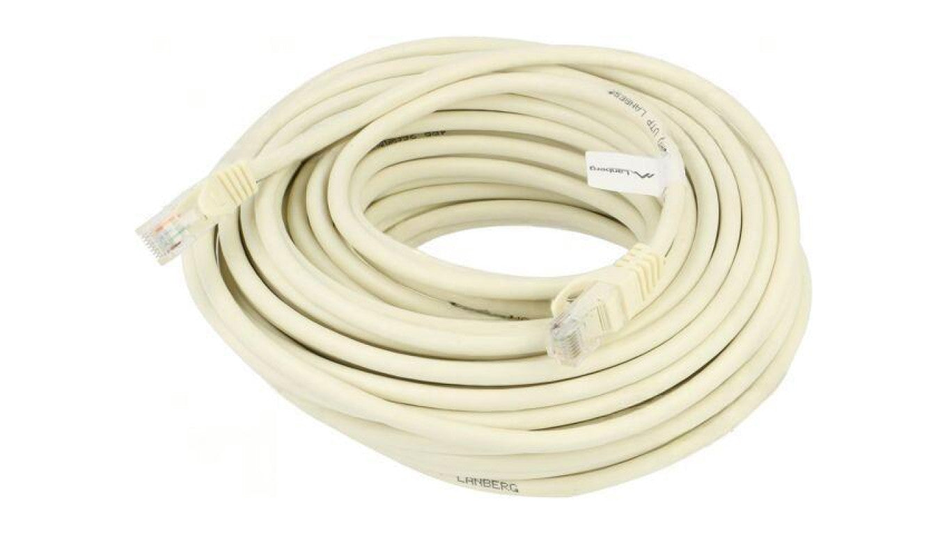 Patch cord U/UTP Cat: 6 RJ45 wtyk z obu stron linka CCA 20m PCU6-10CC-2000-W