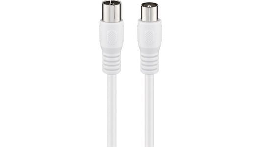 Kabel antenowy (klasa A, 85 dB), podwójne ekranowanie - Długość kabla 1 m