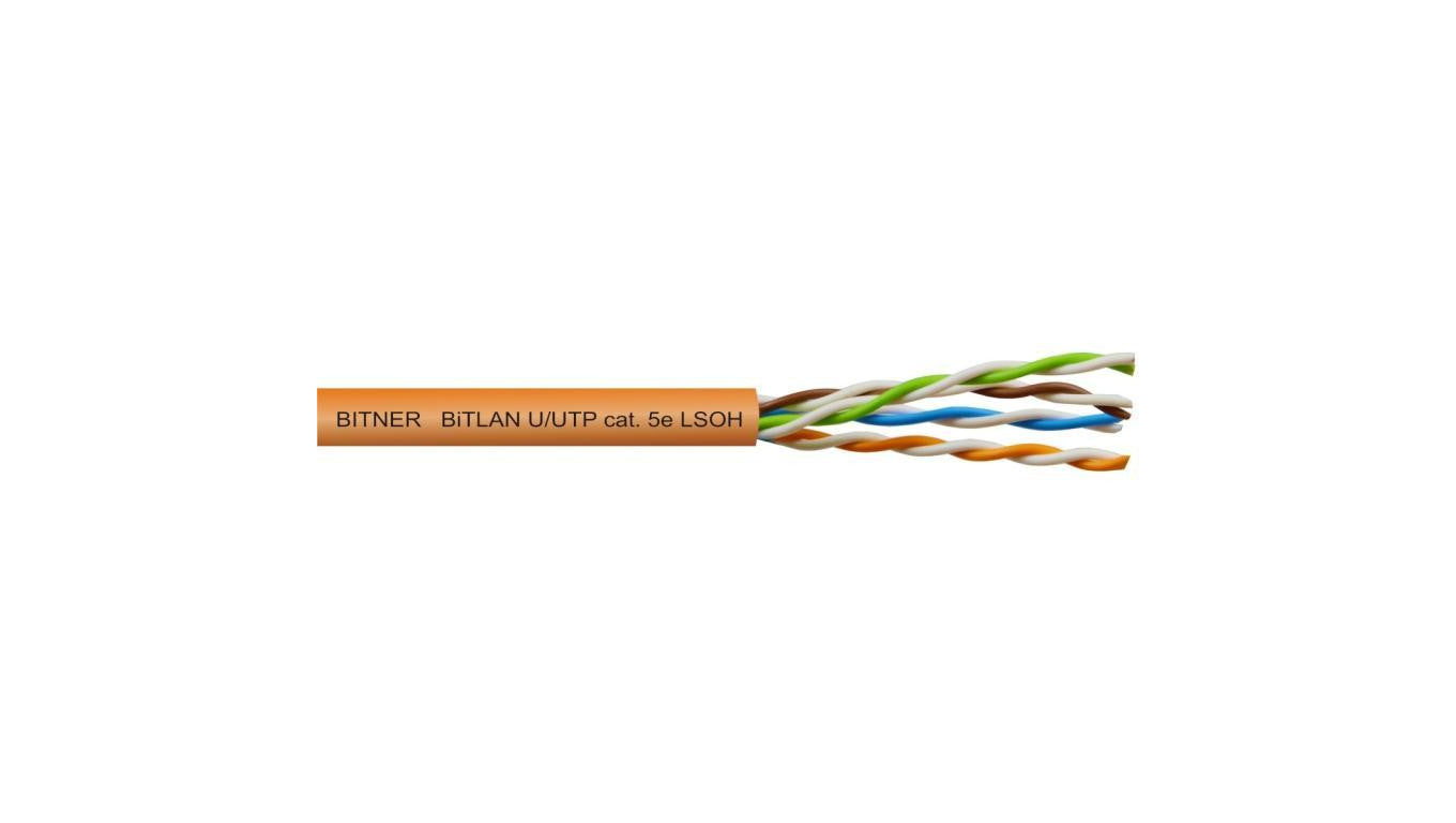 Kabel UTP kat.5e U/UTP 4x2x0,5 LSOH Bitner 305m