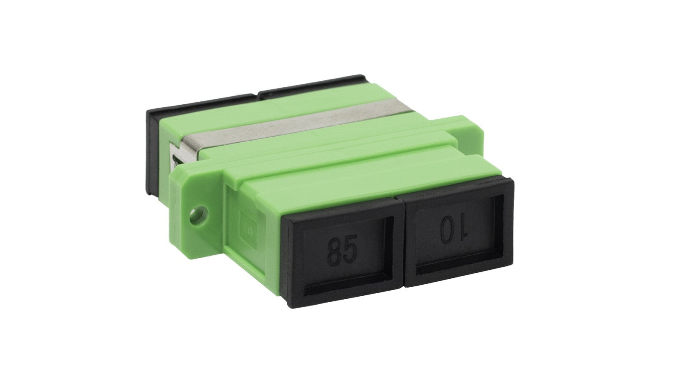 Adapter SC APC SM duplex zielony