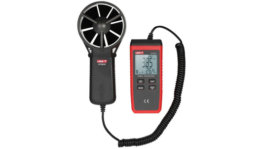Termoanemometr pomiar temperatury i szybkości wiatru 0,4-30 m/s -10oC-50oC UT-363S