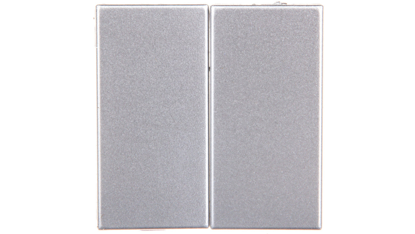 KOS66 Klawisz podwójny 2szt. 22,5x45 aluminium 664080