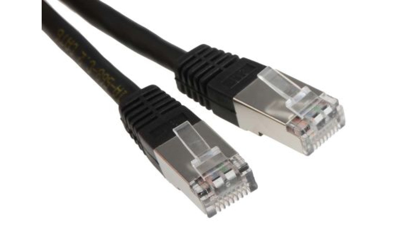 Kabel kategorii 6, Czarny, Wtyk RJ45/męski RJ45dł.: 3m, mat. koszulki: PVC