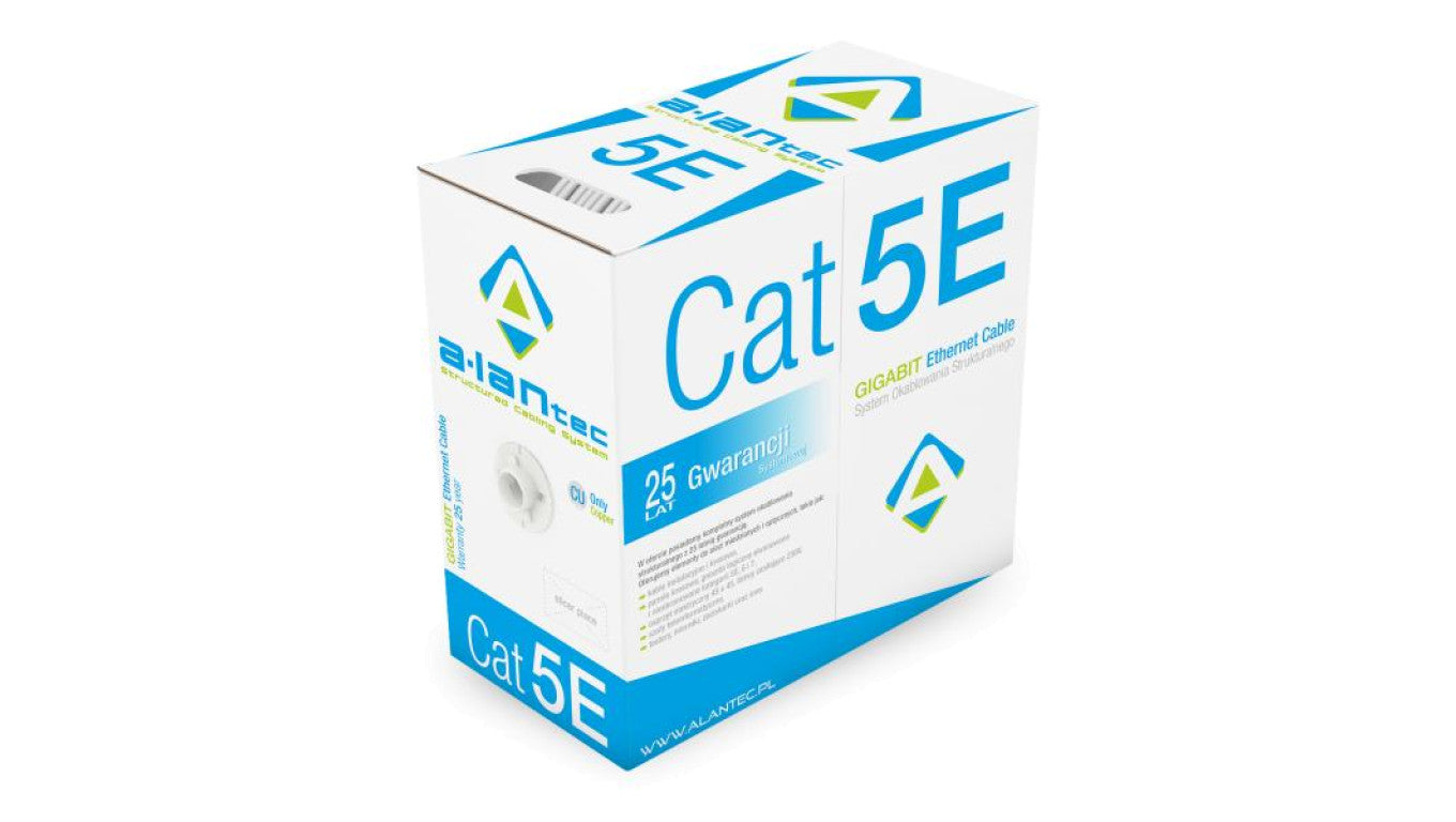 Kabel F/UTP kat.5e PVC 4x2x24AWG Eca 305m 25 lat gwarancji
