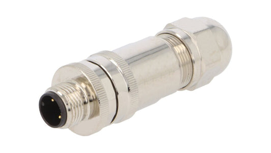 Złącze okrągłe M12 męskie proste ekranowane 3-PIN 250V PG9 T4111012031-000