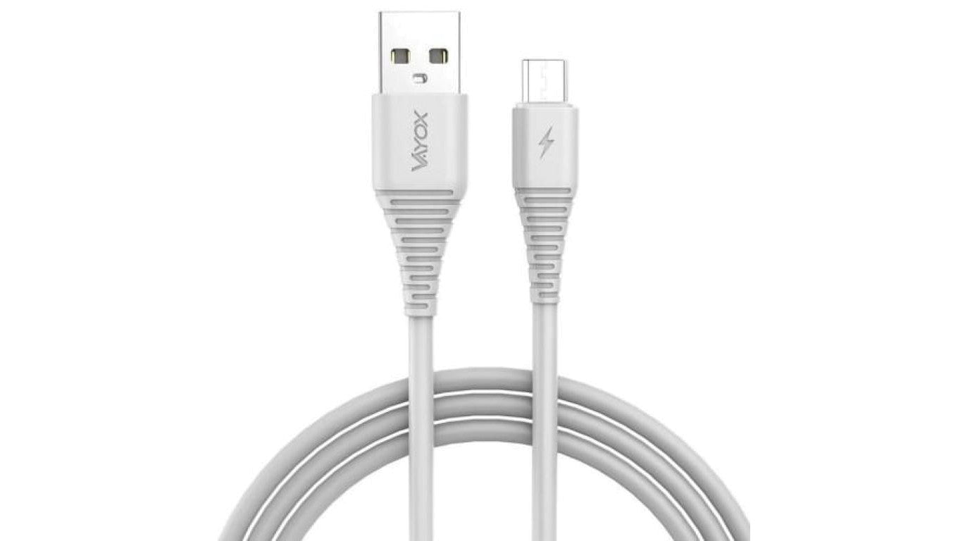Kabel USB - micro USB 1m biały VA0055 Vayox