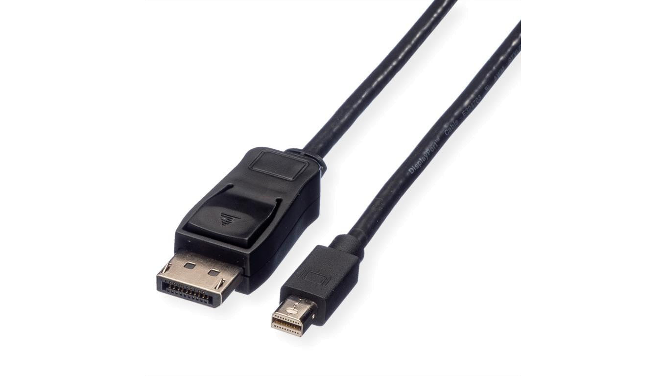 VALUE Kabel DisplayPort, DP M - Mini DP M, czarny, 1 m
