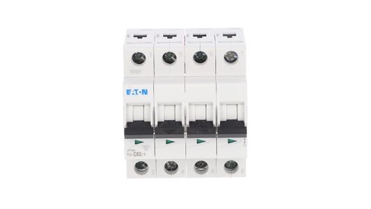 Wyłącznik nadprądowy 4P C 63A 6kA AC PL6-C63/4 166532