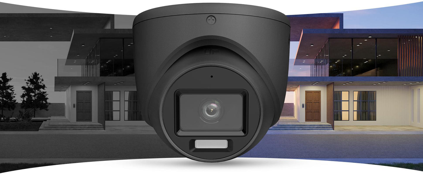 Kamera 4w1 Hilook by Hikvision kopułka 8MP TVI-T8M-20DL Black 2.8mm