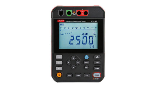 Miernik rezystancji izolacji 2500V True RMS PI DAR test ciągłości napięcie AC/DC LCD pamięć USB UNI-T UT-512D