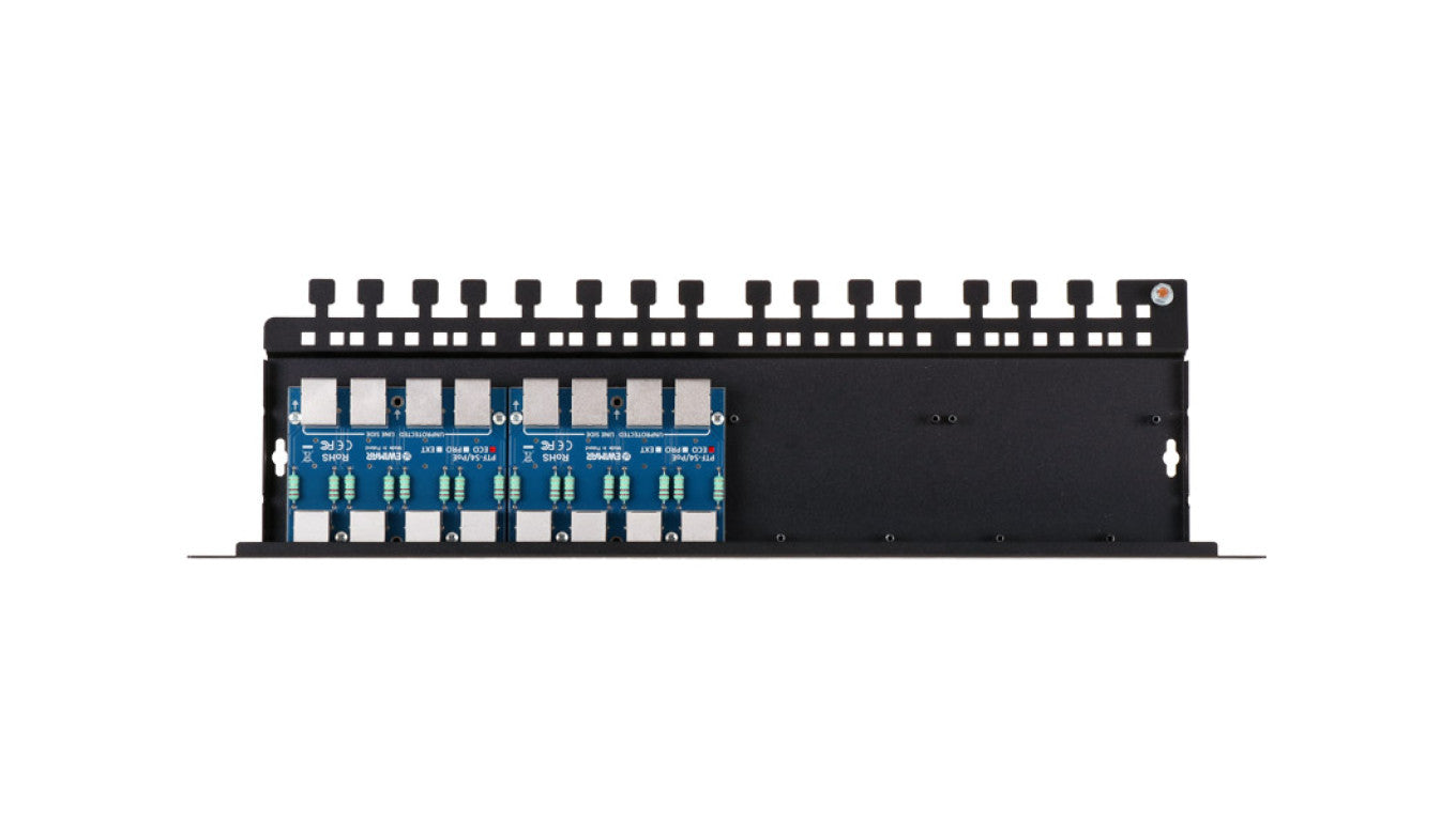 8-kanałowe zabezpieczenie przeciwprzepięciowe sieci LAN / IP-CCTV, PTF-58R-ECO/PoE
