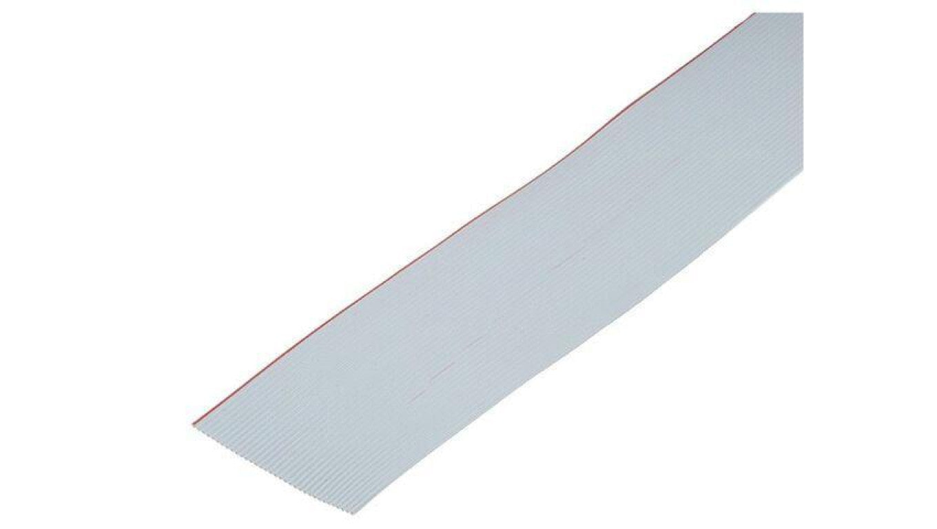 Przewód o dł 30,5m wstążkowy 1,27mm linka Cu nieekranowany PVC szary 3365/64SF (100FT)