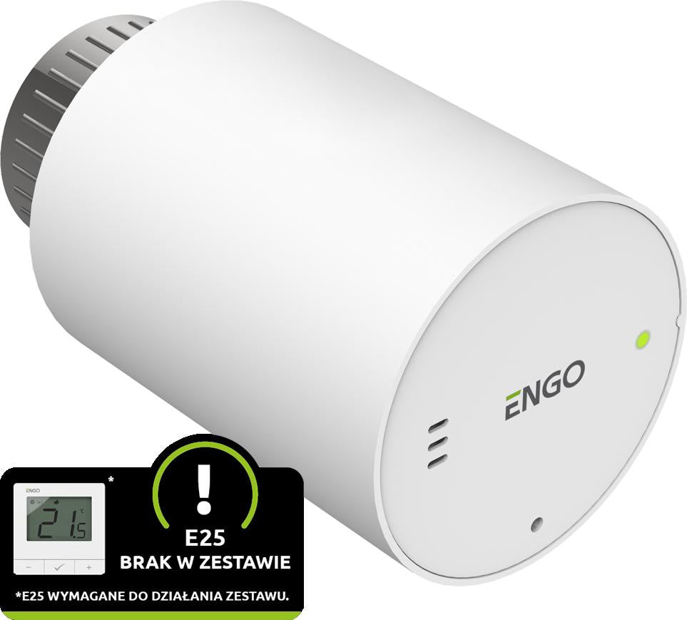 ENGO Controls ETRV-M30 - Bezprz., elektroniczna głowica grzejnikowa