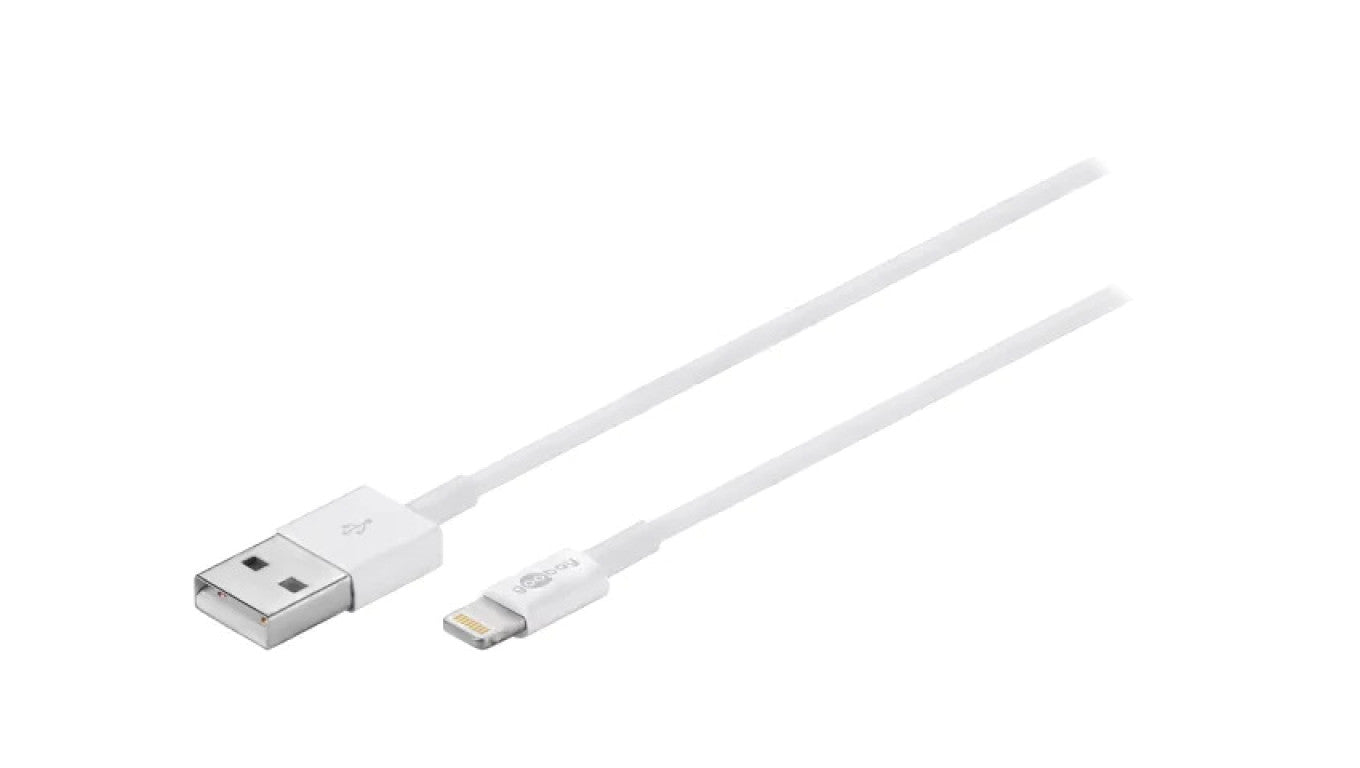 Kabel USB 2.0 Apple Lightning wtyk, USB A wtyk 2m biały 72907
