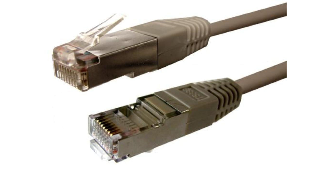 Kabel patchcord FTP5E 1,5m szary