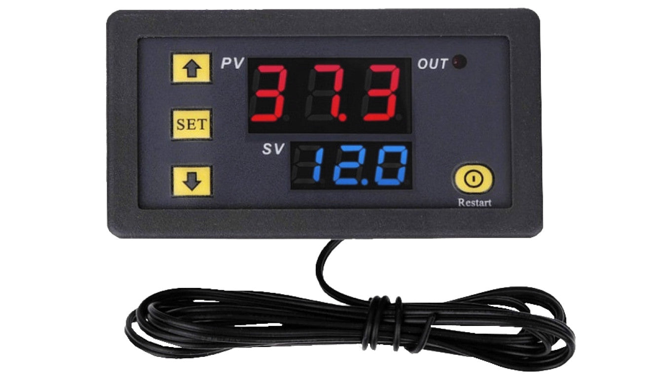 Termostat elektroniczny panelowy 24V DC TP2-24V