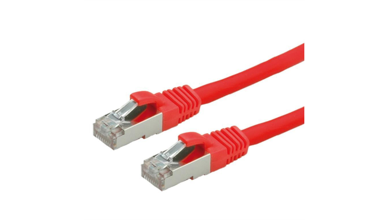 VALUE Patchkabel Cat.6 (Class E) S/FTP (PiMF), LS0H, czerwony, 2 m