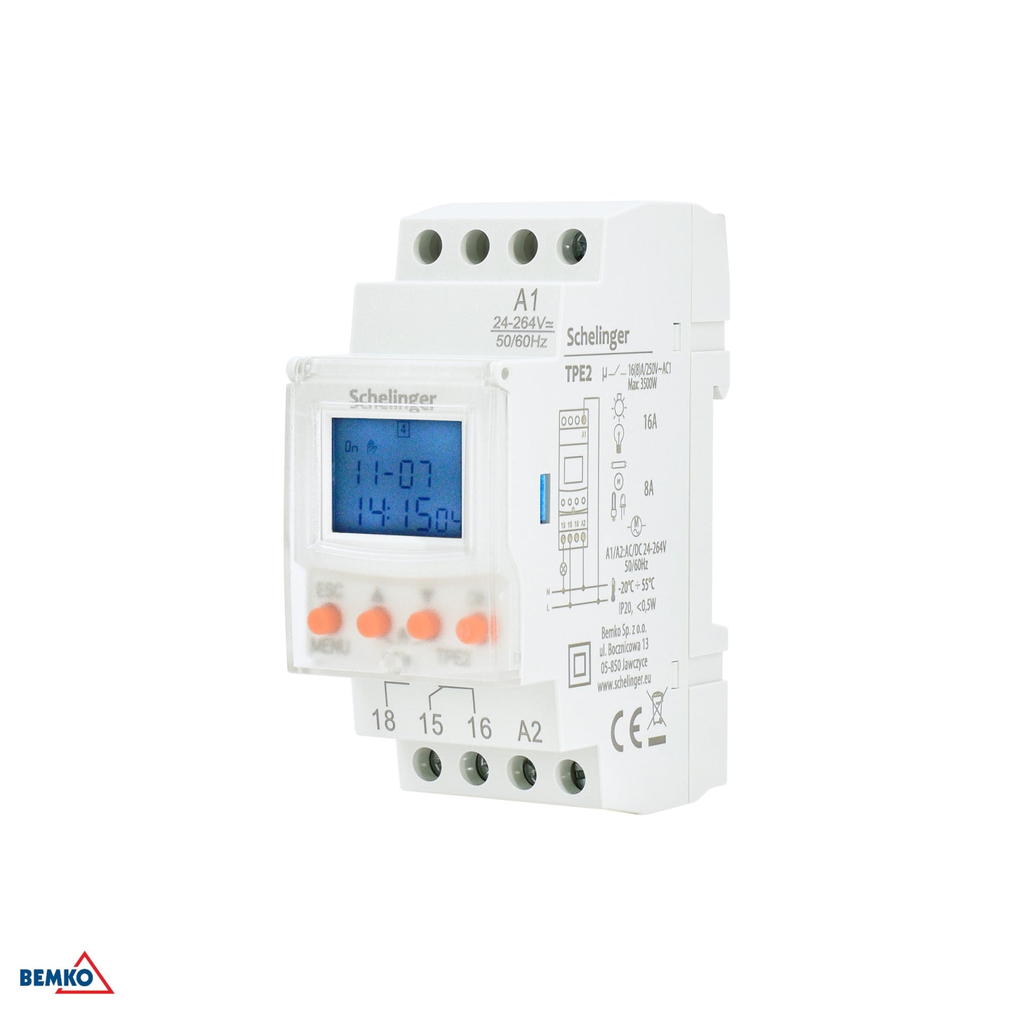 Programator czasowy elektroniczny 7D